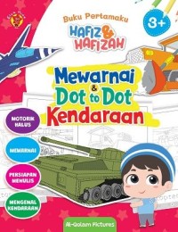 Buku Mewarnai dan Dot to Dot Kendaraan