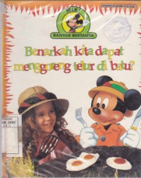 Miki Bertanya : Benarkah Kita Dapat  Menggoreng Telur dibatu?
