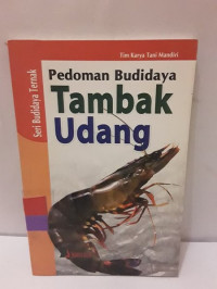 Pedoman Budidaya  Tambak Udang