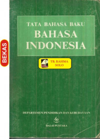 Tata Bahasa Baku Bahasa Indonesia